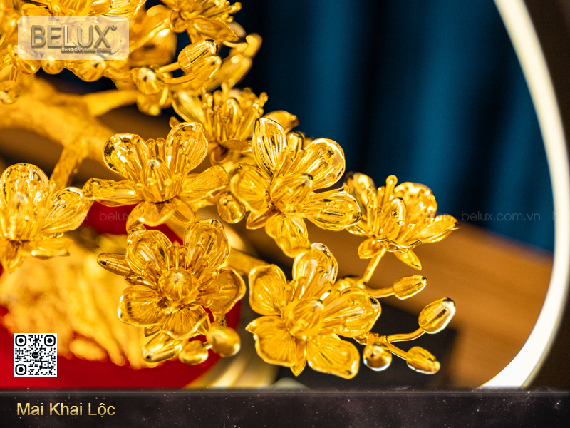 Mai khai lộc mạ vàng 24k&nbsp;